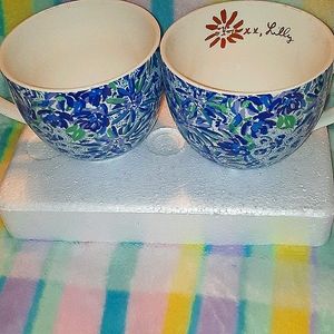Lilly Pulitzer ceramic mugs